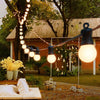 10/15/20/30M Garden Mains Powered Outdoor Light String LED Bulbs Festoon Party