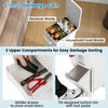 Plastic Step-on Trash Can Kitchen 3 in 1 Trash Can Garbage Can