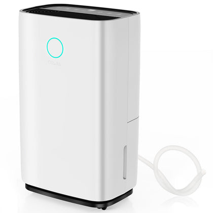 25L Dehumidifier Air Purifier with Humidistat LCD Display for Home Laundry UK