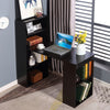Computer Desk Bookshelves Workstation Corner Study Table Storage Combo