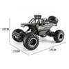 Electric Monster Truck Big Wheels Remote Control RC Cars 4WD Rock Crawler Toy