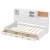 Daybed Frame with 3 Drawers Single Guest Bed