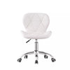 Adjustable Cushioned Computer Desk Office Chair Chrome Legs Lift Swivel Chairs