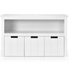 3 Drawer Storage Cabinet Wooden Bookshelf Display Rack Kids Toy Organizer Table