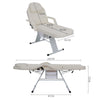 Massage Table Salon Spa Bed 3 Fold Beauty Adjust Reclining Chair Facial A