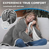 Electric Heated Throw Fleece Winter Washable Over Blanket Digital Controller