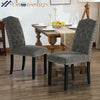 Set of 2 Dining Chairs Nailhead Trim Solid Wood Legs Dining Room Kitchen Chairs