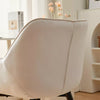 Dining Chairs Velvet Set Padded Seat Metal Leg Kitchen Chair Home Office