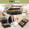 Electric Panini Press Grill 4-Slice Sandwich Maker w/ Non-Stick Coated Plates