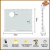 17 Dimmable LED Bulbs Hollywood Makeup Mirror Large Vanity Light Mirror Tabletop