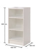 Narrow Small Bookcase Storage Shelf Unit Wood Bookshelf Display 6 Colours