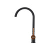 Matt Black Mono Mixer Tap Single Lever Kitchen Bathroom Sink Faucet Swivel Spout