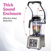2.5L Commercial Bar Blender with Sound Enclosure Juicer Smoothie Ice Crush