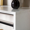 Console Table Narrow Hallway Faux Marble Entryway Desk Storage Living Room