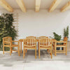 Garden Dining Set 7 Piece, Table and Chairs for Patio Terrace Balcony, I3F5