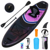 Black Paddle Board 11FT Large SUP Sufboard Kayak Seat Complete Kit 335x84x15cm