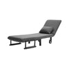 FOLDING SINGLE SOFA CHAIR BED FUTON ARMCHAIR RECLINER Z GUEST SLEEPER SOFA BED