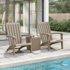 CIADAZ Garden Adirondack Chairs 2 pcs Brown Polypropylene Garden Z9P2