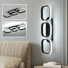 Modern Chandelier LED Lamp Black Frame Ceiling Light Living Room Pendant Lights