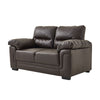 2 /3 Seater Sofa Black or Beige Faux Leather Modern Design Living Room Office
