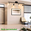 Modern 4 Way Adjustable LED GU10 Ceiling Spotlight Bar Kitchen Light No Bulbs UK