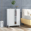 Bathroom Floor Cabinet Free Standing Storage Cupboard Display Organiser