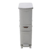 Kitchen Trash Can Recycling Pedal Dustbin Rubbish Waste Bin Recycle Garbage Can