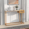 Modern Console Table Entryway Side Table 2-Tier Foyer Table Couch Table