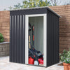 Outdoor Storage 5.4x3ft Garden Tool Storage Shed Pent Waterproof Tool Cabinet