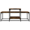 Coffee Table Smoked Oak 102x60x45 cm Engineered Wood HOT