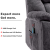 Electric Power Lift Recliner Chair Massage Single Sofa Lounge w/ Remote Control
