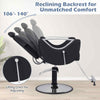 Hydraulic Pump Shampoo Chair Reclining Salon Chair w/Adjustable Height