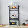 2/3-Tier Metal Expandable Microwave Oven Rack Shelf Countertop Kitchen Stand
