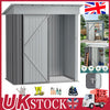 5 x 3ft Garden Storage Shed Sliding Door Sloped Roof Outdoor Tool Lockable House