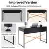Computer Desk Wooden PC Laptop Table Writing Workstation with 2 Drawers