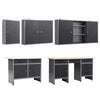 XL Wall Mounted Tool Cabinet Lockable Door Metal Tool Organizer Workshop Garage