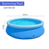 8ft Large Family Swimming Pool Garden Outdoor Summer Inflatable Kids Pools UK
