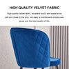 Dining Chairs Set of 2/4 Velvet Kitchen Chairs with Metal Legs