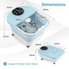 Foot Spa Massager with 30 Motorized Shiatsu Massage Balls-Blue