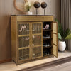 Large Capacity Shoe Cabinet Cupboard Foyer Entryway Console Organizer No Smell