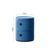 Modern Bedside Table Bedroom Sofa Side End Multi-functional Round Storage Unit