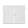 Wooden Wall Mount Bathroom Cabinet Kitchen Hanging Storage Cabinet with Shelf