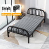 Fold Up Bed Sturdy Steel Frame Bed Frame Portable Folding Fold Away Guest Bed