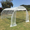 Walk-in Tunnel Greenhouse Gardening Planting Shed Door Window Vents Polytunnel