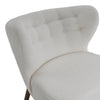 Big Sale! Teddy Fabric Armchair Cocktail Wing Back Chair Lounge Sofa w/Footstool