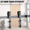 5ft Sliding Door Track Barn Door Hardware Set Kit Modern Internal Wooden Door