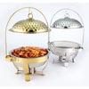 Stainless Steel Round Catering Buffet Chafing Dish Warmer Server Kitchen 6L Hot