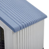 Large Waterproof Plastic Pet Dog Kennel House Garden Home Indoor Outdoor Shelter