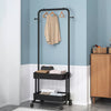 Open Wardrobe Clothes Rail Rack Garment Display Stand & Storage Baskets Mobile