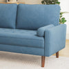 Velvet Sofa with 2 Pillows 2/3 Seater Modern Couch Love Seat Settee Home Office
